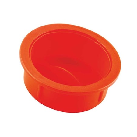 Caplugs 1 1/4 SOCKET WELD PLUG RED LDPE MINI, 500PK SWLD-1250